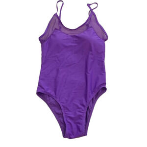 🔥🔥SALE🔥🔥Purple with Mesh Detail One Piece Swimsuit NWOT